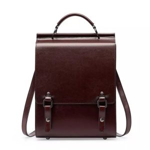 cartable vintage en cuir