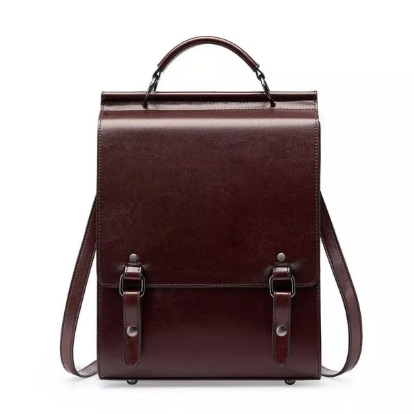 cartable vintage en cuir