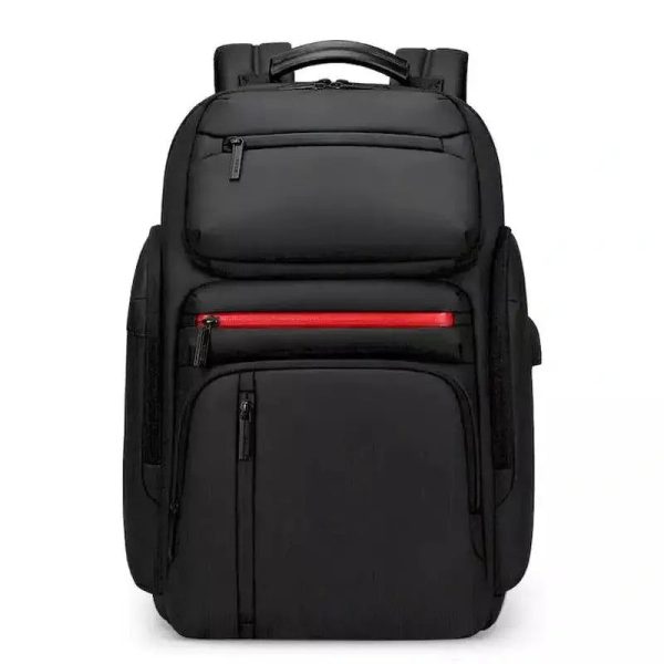 sac à dos cartable homme multifonction noir