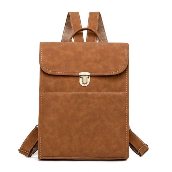 sac à dos rectangulaire en cuir